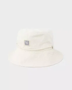 Bawełniany kapelusz typu bucket z naszywką z logo