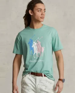 Bawełniany t-shirt Classic Fit z logo