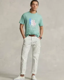 Bawełniany t-shirt Classic Fit z logo