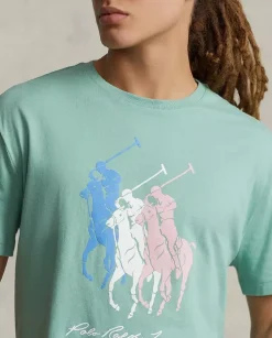 Bawełniany t-shirt Classic Fit z logo