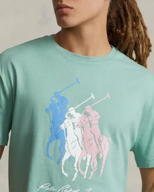 Bawełniany t-shirt Classic Fit z logo