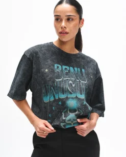 Bawełniany t-shirt oversize SCARAB