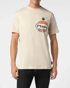Bawełniany t-shirt z logo