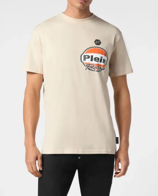 Bawełniany t-shirt z logo