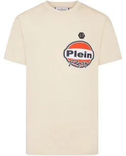 Bawełniany t-shirt z logo