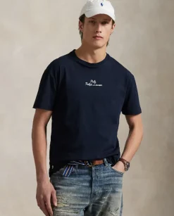 Bawełniany t-shirt z logo Classic Fit