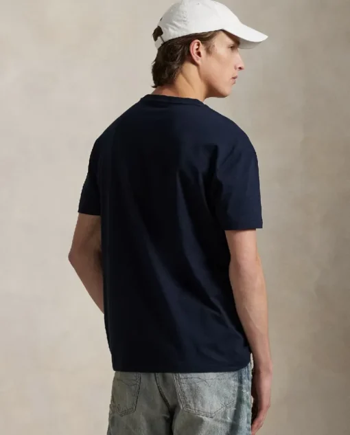 Bawełniany t-shirt z logo Classic Fit