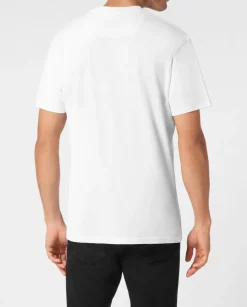 Bawełniany t-shirt z okrągłym dekoltem
