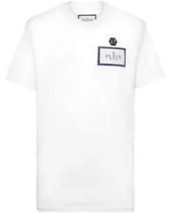 Bawełniany t-shirt z okrągłym dekoltem