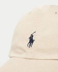 Beżowa czapka Chino z logo