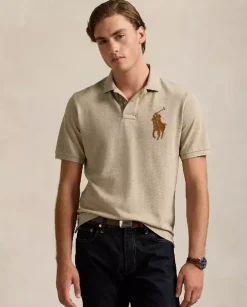 Beżowa koszulka polo Classic Fit