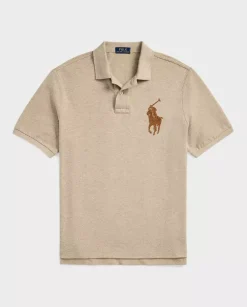 Beżowa koszulka polo Classic Fit