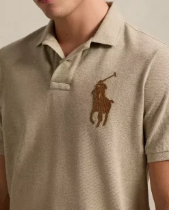 Beżowa koszulka polo Classic Fit