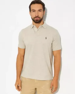 Beżowa koszulka polo Classic Fit