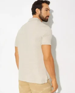Beżowa koszulka polo Classic Fit