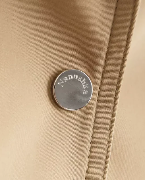 Beżowa pudełkowa kurtka Bracha