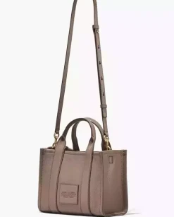 Beżowa skórzana torba The Medium Tote Bag