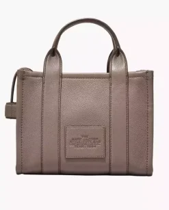 Beżowa skórzana torba The Medium Tote Bag