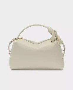 Beżowa skórzana torebka JWA Corner Bag