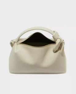 Beżowa skórzana torebka JWA Corner Bag