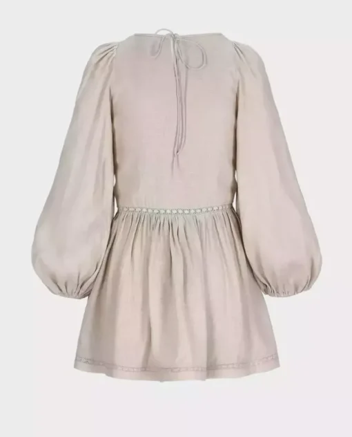 Beżowa sukienka mini Melia
