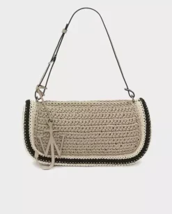 Beżowa torebka na ramię Bumper-15 Crochet