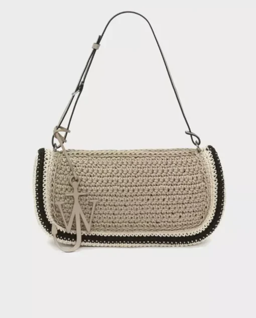 Beżowa torebka na ramię Bumper-15 Crochet