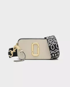 Beżowa torebka na ramię Snapshot Marc Jacobs