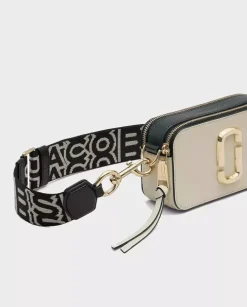 Beżowa torebka na ramię Snapshot Marc Jacobs
