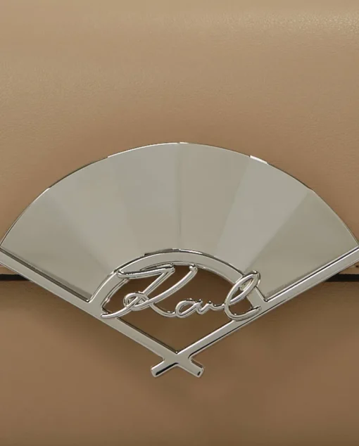 Beżowa torebka Signature Fan