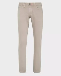 Beżowe jeansy Super Straight
