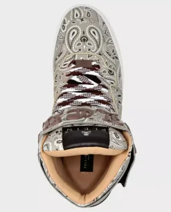 Beżowe sneakersy Hi-Top Paisley