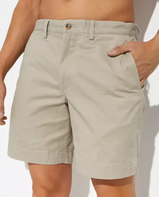 Beżowe spodenki Chino Classic Fit