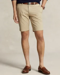 Beżowe spodenki Chino Slim Fit