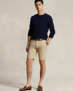 Beżowe spodenki Chino Slim Fit
