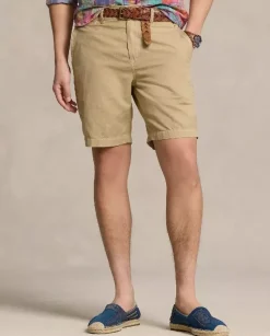 Beżowe spodenki Classic Fit