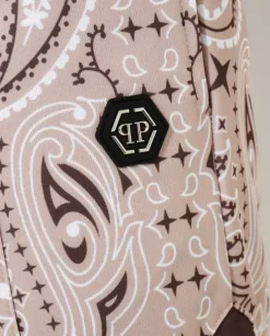 Beżowy komplet dresowy Paisley Foulard