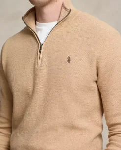 Beżowy sweter Regular Fit