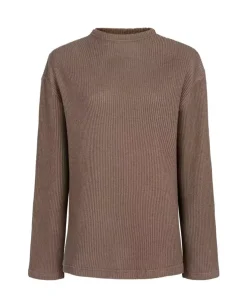 Beżowy sweter z kaszmiru Nadin Latte
