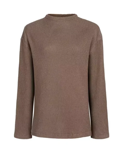 Beżowy sweter z kaszmiru Nadin Latte