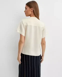 Beżowy t-shirt Addy