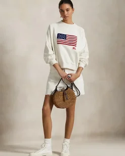 Biała bawełniana bluza