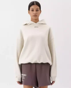 Biała bawełniana bluza oversize