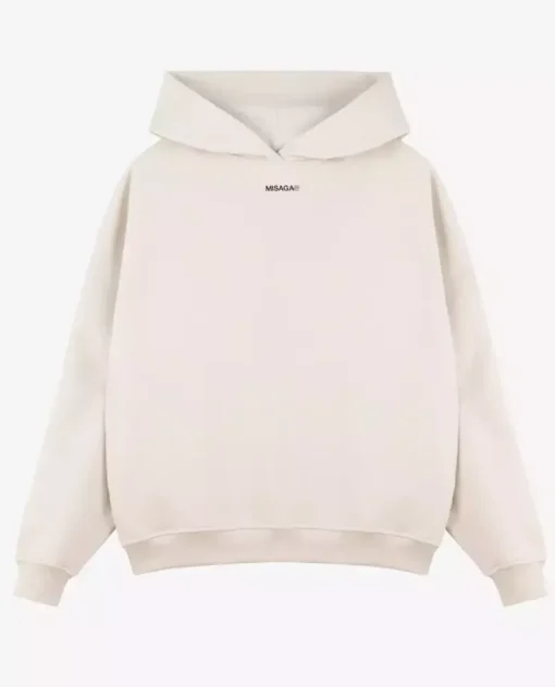 Biała bawełniana bluza oversize
