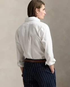 Biała bawełniana koszula Slim Fit