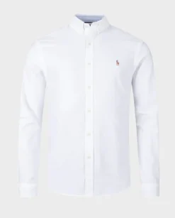 Biała bawełniana koszula Slim Fit