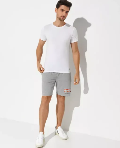 Biała bawełniana koszulka Slim Fit (3-pack)