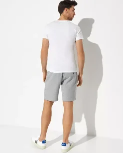 Biała bawełniana koszulka Slim Fit (3-pack)