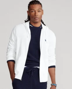 Biała bluza z kapturem Spa Terry