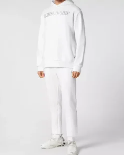 Biała bluza z kapturem Tiger